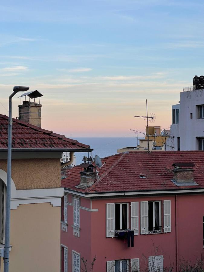 Ferienwohnung Monaco Border, Terrace, Sea View & Parking Beausoleil Exterior foto